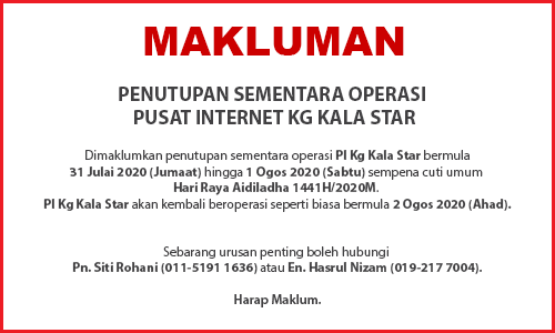 NOTIS PENUTUPAN PI RAYA HAJI
