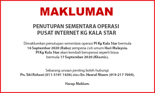 NOTIS PENUTUPAN PI HARI MALAYSIA