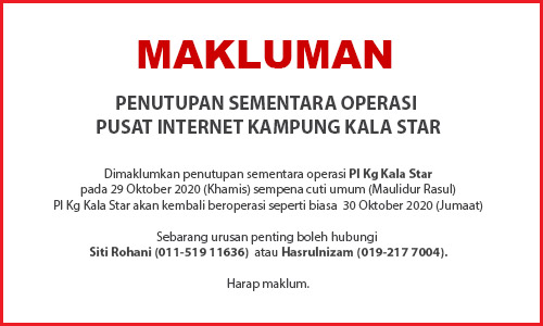 NOTIS PENUTUPAN PI 2